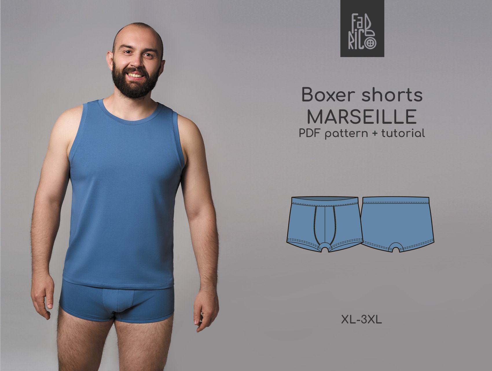 Plus Size Man Briefs 