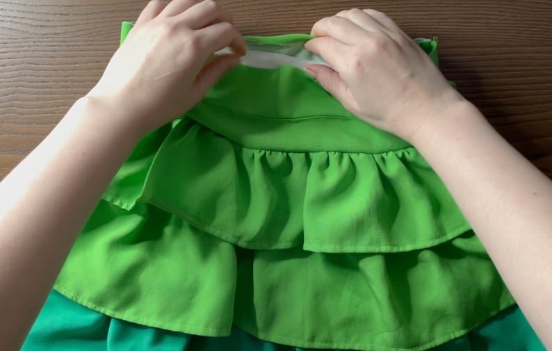 Kid's Flounce Skirt PDF Sewing Pattern For Ages 7-10 image 10