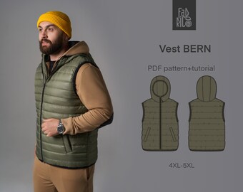 Lands end mens puffer vest hot sale