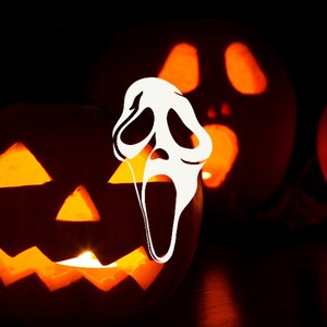 Horror Movie Sticker, Y2k Sticker, Sticker Make Scream, Spooky Ghost Sticker,  Halloween Sticker, Spooky Basket for Girlfriend, Scary Face 
