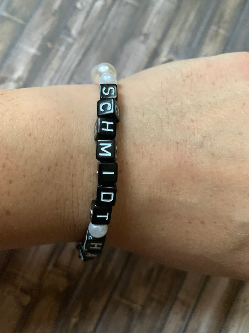 Schmidt Quotes Schmidt Happens New Girl Bracelet Small Jewelry Gifts for Women Christmas Gifts for Women Stretch Bracelet