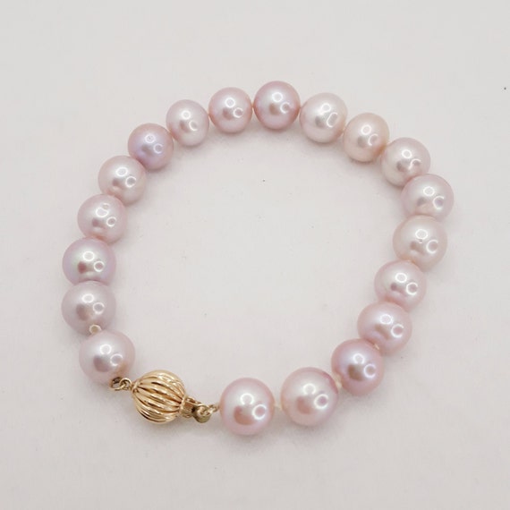 Beautiful Freshwater Pearl Bracelet, Blush-Colore… - image 5
