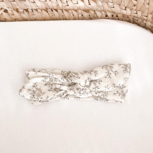 Hårband för flicka, hårband för baby, hårband för nyfödd, knutet hårband, hårband för nyfödd, hårband för baby