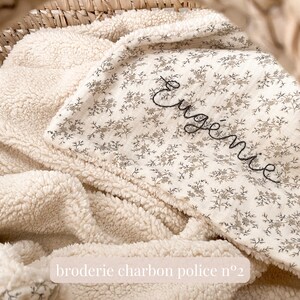 Couverture Bébé Personnalisée Avec Prénom - Flanelle Douce - Cadeau Naissance, Baby Shower Ou Maternité - Tailles 27x40 à 70x78 Pouces
