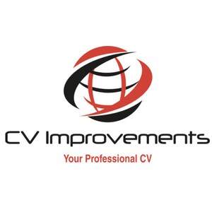 May include: A logo for CV Improvements, a business that helps people create professional resumes. The logo features a red and black globe with the text "CV Improvements" and "Your Professional CV" below it.