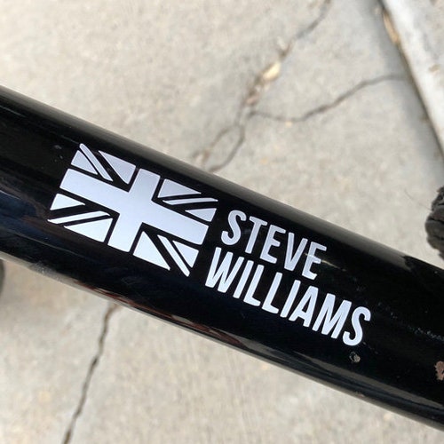 Bike Name Decal Custom Sticker With Canada Flag Bicycle Etsy