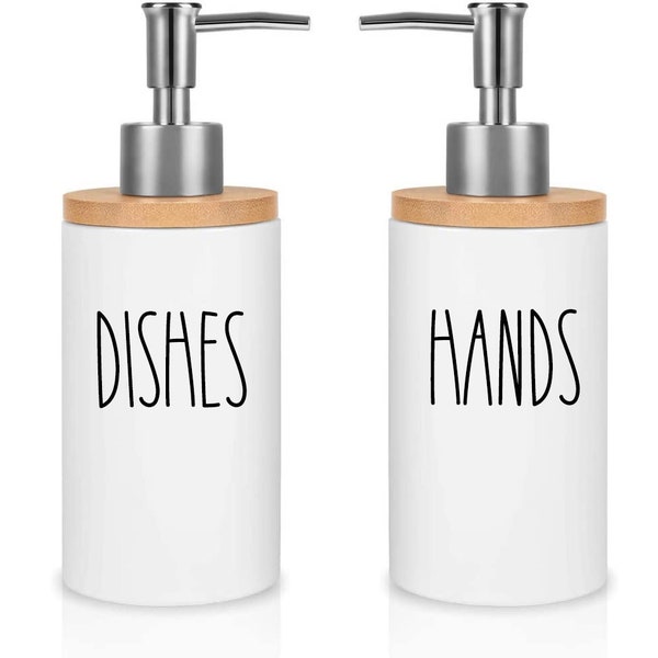 Hands and Dishes Bottle Labels | Hand Soap Label, Dish Soap Label, Kitchen & Bathroom Soap Bottle Labels, Lotion Label, Santizer Label