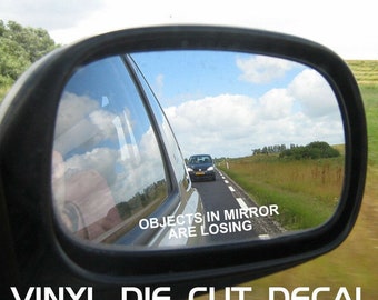 Objects in mirror are losing decal, Sticker, JDM Racing, Car Decal, Because Race Car, Racing Car