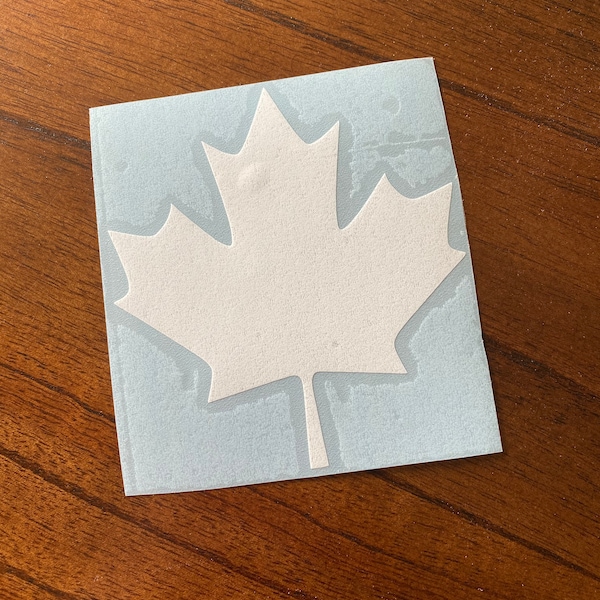 Maple Leaf Vinyl Decal, Sticker, Canadian, Decal, Proud Canadian, Maple Leaf, Laptop Sticker, Car Window, I Am Canadian