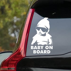 Baby an Bord Aufkleber Aufkleber, Kindersicherheit, Carlos Baby an Bord, Carlos Baby Aufkleber, Auto LKW SUV Aufkleber, Vinyl Aufkleber für Auto Fenster,