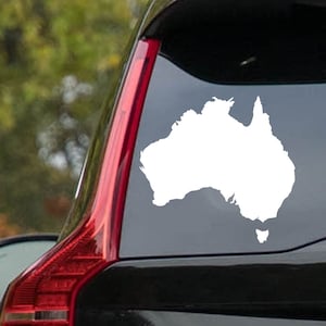 Australien Aufkleber Aufkleber Karte Silhouette Autofenster Aufkleber Vinyl