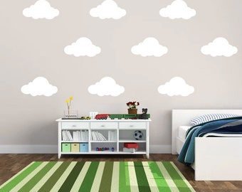 Cloud Wall Decals | Peel and Stick Cloud Stickers for Bedroom Wall
