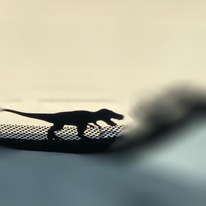 Windshield Corner Jurassic T-Rex Decal Tyrannosaurus Rex Windshield Decal Palm Tree Big Foot