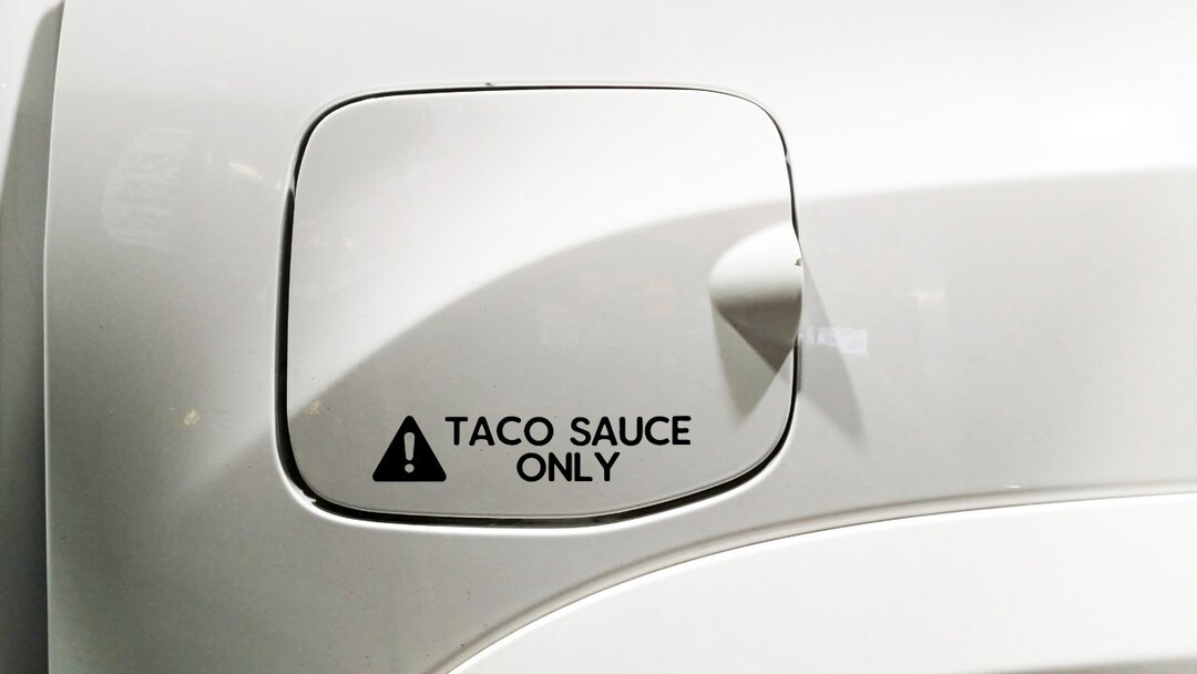 Taco Sauce Only Vinyl Decal Sticker for Gas Lid Etsy