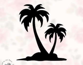 Palm Tree Vinyl Decal Sticker