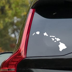 Hawaii State Decal Hawaiian Islands Sticker Vinyl Die Cut