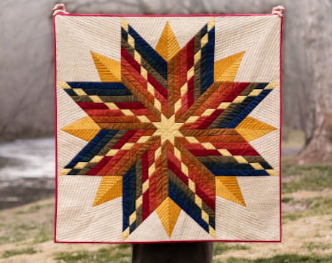 Diamond Chain Star Quilt Epattern Etsy Canada