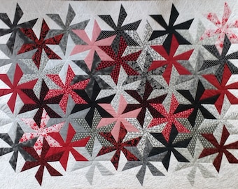 Scrappy Pinwheels Quilt E-pattern