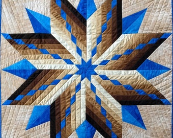 Diamond Chain Star Quilt pattern, pdf