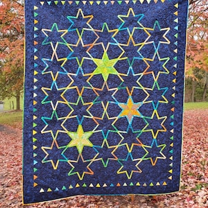 Scratch Art Quilt E-pattern