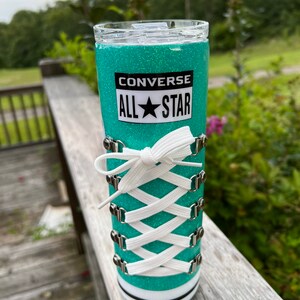 Converse All Star Knee High White Shoes 6 Custom Painted Tony Tiger  Kelloggs