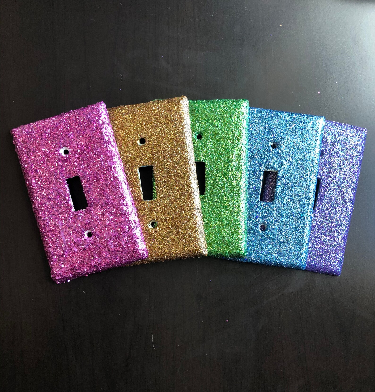 Glitter Light Switch Cover Handgemaakt Etsy