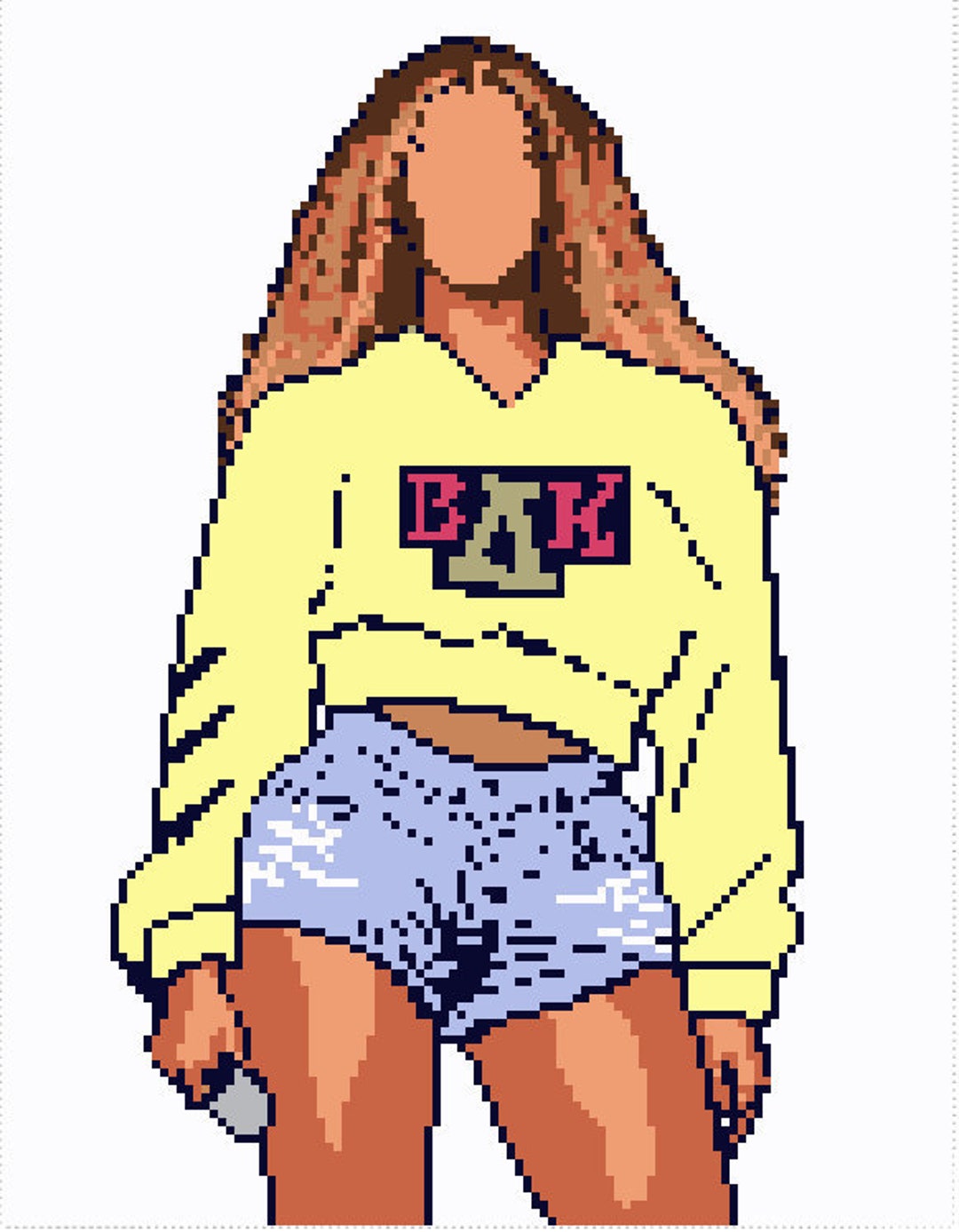 Beyonce Cross Stitch Pattern - Etsy
