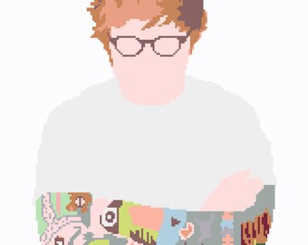 エド・シーラン クロスステッチパターン