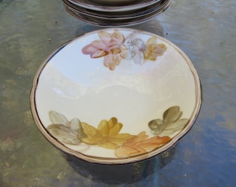 Excellent Condition "October" 7" Coupe Soup/Salad Bowl by Franciscan "USA" ca. 1977 (Sold individually)
