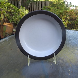 Discontinued MCM Edith Heath Fawn and Ivory  7.25" x 1.5" "flat Rim"  Plate  *Sold Individually