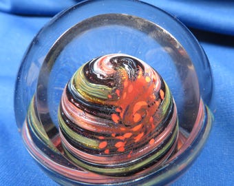 Glass Eye Studio BLUE PLANETガラス ペーパーウェイト Glass Eye