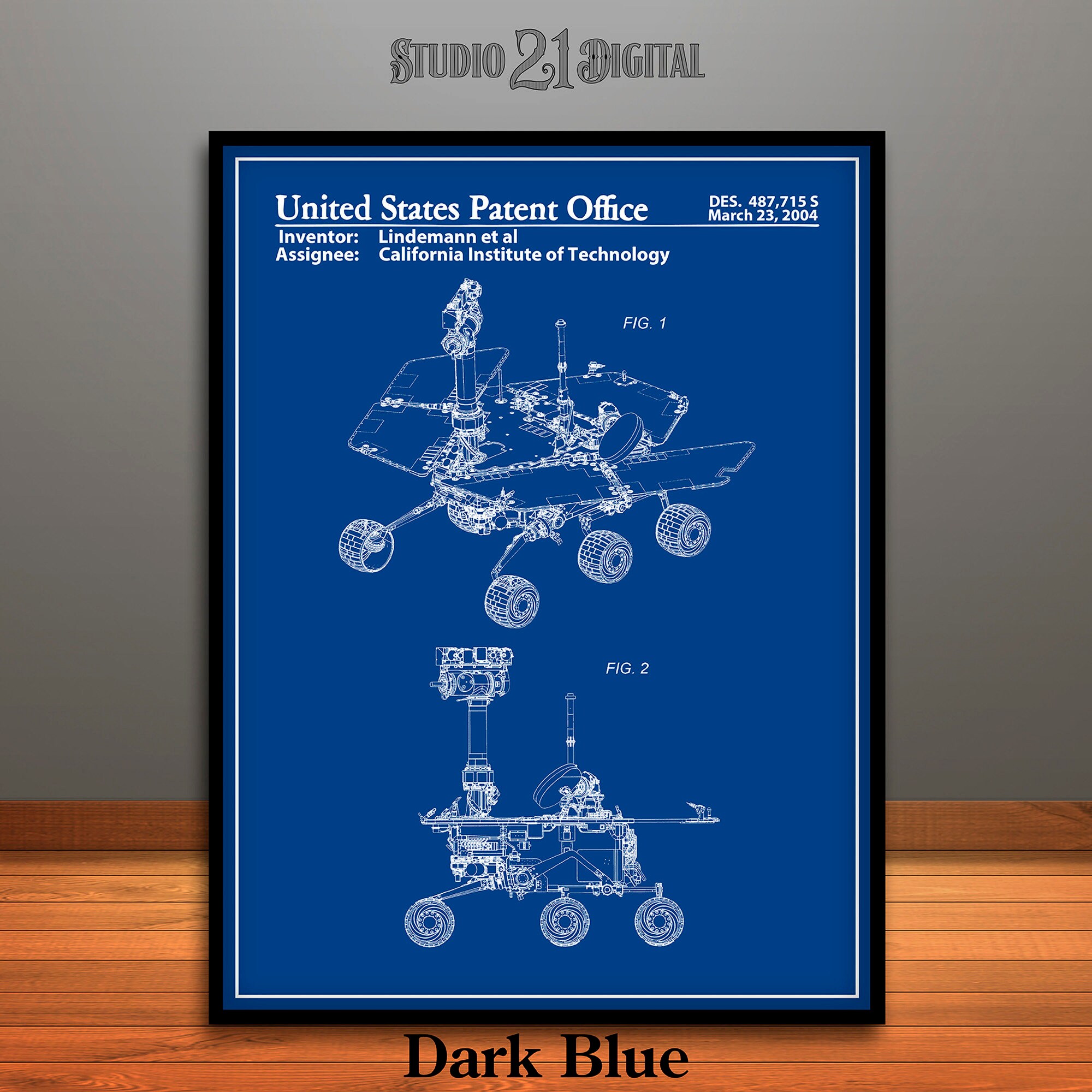 Mars Rover Patent Digital Download, Astronaut Art Blueprint Art - Etsy