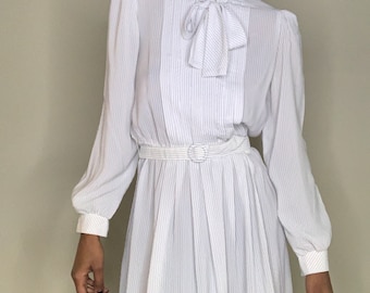Belt S S Shirt Dress Beyaz White main image 0