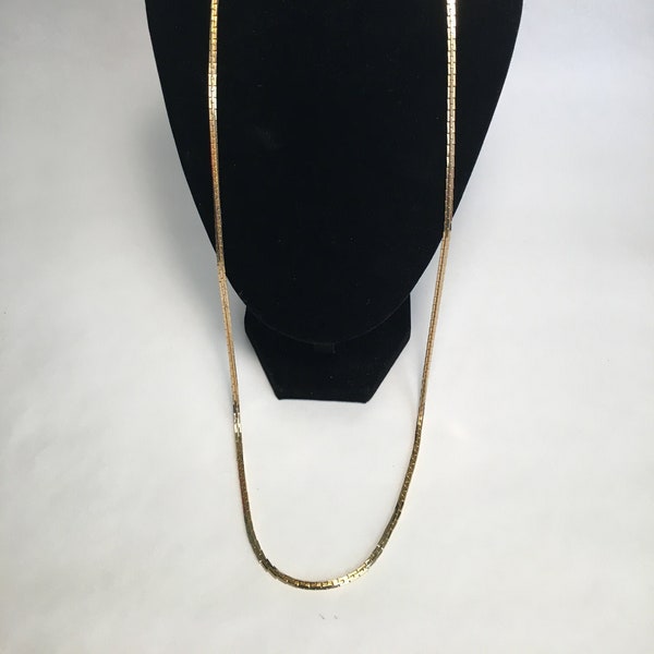 Vintage "Interlocking" Chain Necklace by Les Bernard