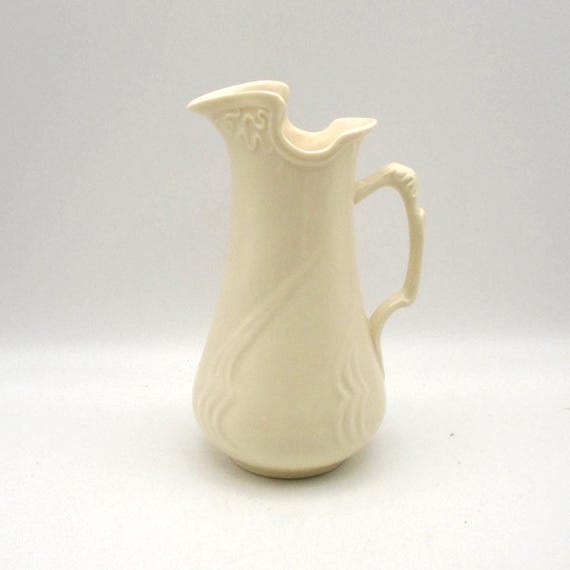 Vintage Godinger Ivory Porcelain Pitcher – French Country Decor (7")