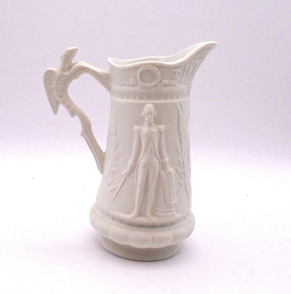 Vintage Portmeirion Parian Creamer: British Heritage American Independence, 1980s