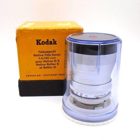 Vintage Kodak Retina-Tele-Xenar 135mm Lens, Germany
