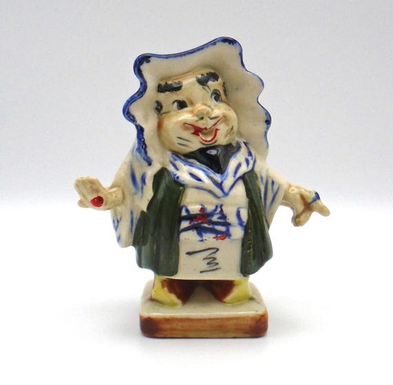 Vintage 1950-60's Arabic-style Porcelain Figurine, Made in Japan