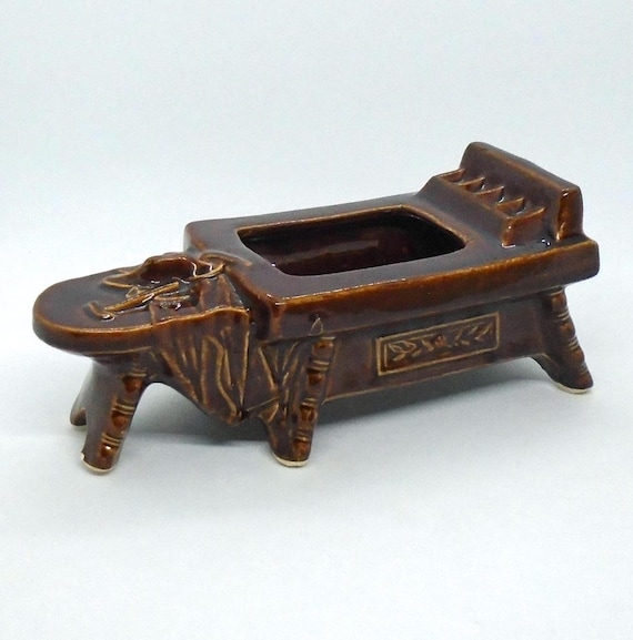 Vintage McCoy Pottery Cobbler's Bench Planter - USA Made