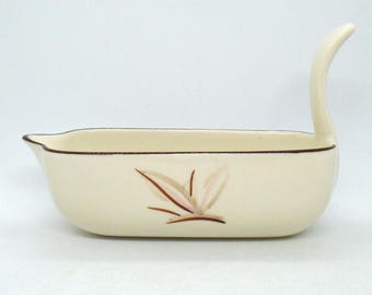 Vintage MCM 1950-60's Winfield Ware Ceramic Gravy/Sauce Boat, Made in California, USA