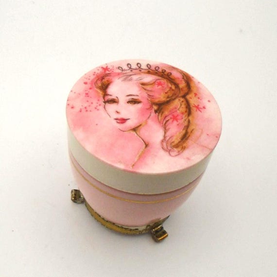 Vintage Avon Pink Milk Glass Sachet Jar: Pink Princess Decor