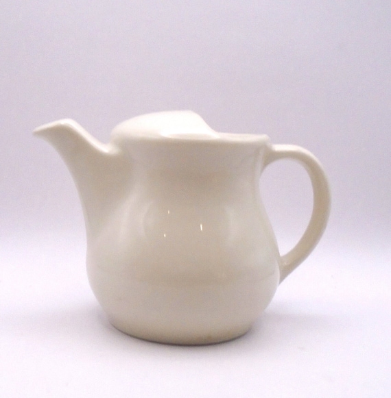 Vintage Edward Don Creamer Pitcher: White Ovenware, Farmhouse Kitchen (12 oz)