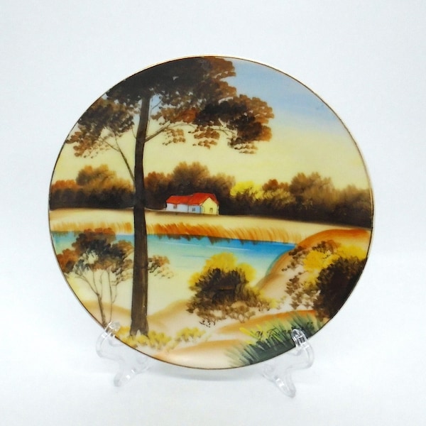 Hand Painted Made in Japan Plates Etsy