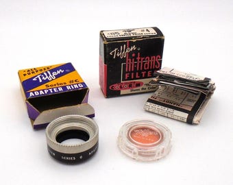 Vintage Tiffen Series #C Adapter Ring and #85 Hi-Trans Color Coated Filter #4