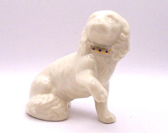 Vintage Lenox China Jewels Collection Cocker Spaniel Dog Figurine, Made in USA, Circa 1992