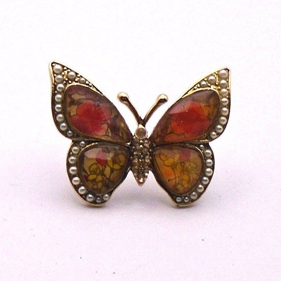 morkopela Green Brooch Pin for Women Girls Butterfly Cupid Insect Vintage Brooch Jewelry Coat