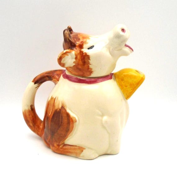 Vintage Price Kensington Cow Teapot: Hand-Painted Ceramic Novelty, 1940s