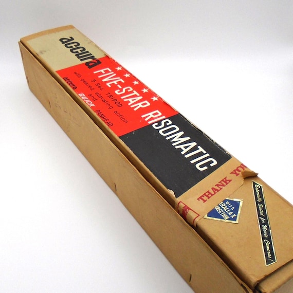 Vintage Accura Risomatic Tripod: 1960s Five Star Photography Collector's Item