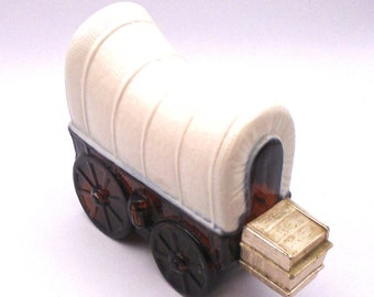 Vintage Avon "Wild Country" After Shave Collectible Covered Wagon Bottle Circa 1970's