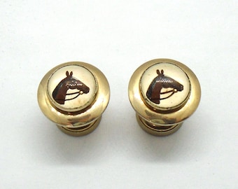 Vintage Horse Cuff Studs